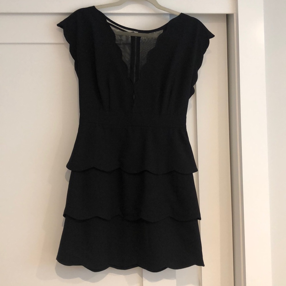 Black cocktail dress